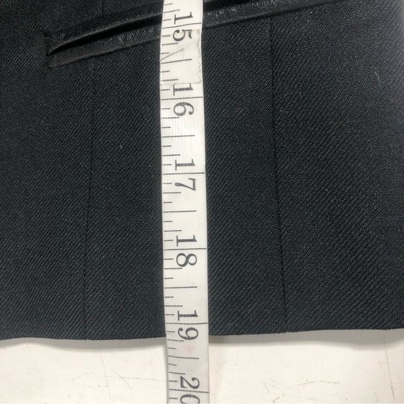 Vintage Proportion Petites Wool & Leather Blazer, size 6P - Picture 13 of 13